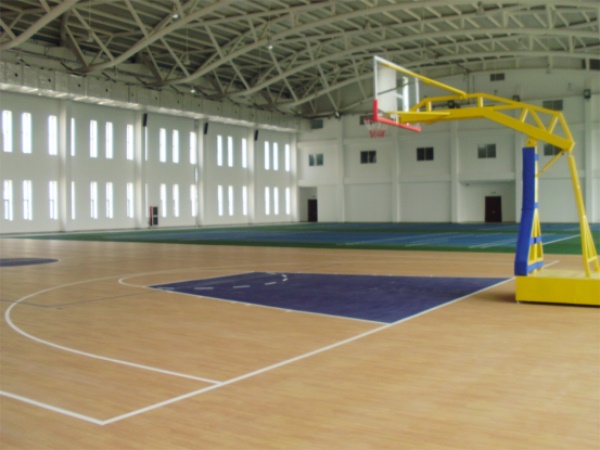 天津金融学院PVC篮球场图